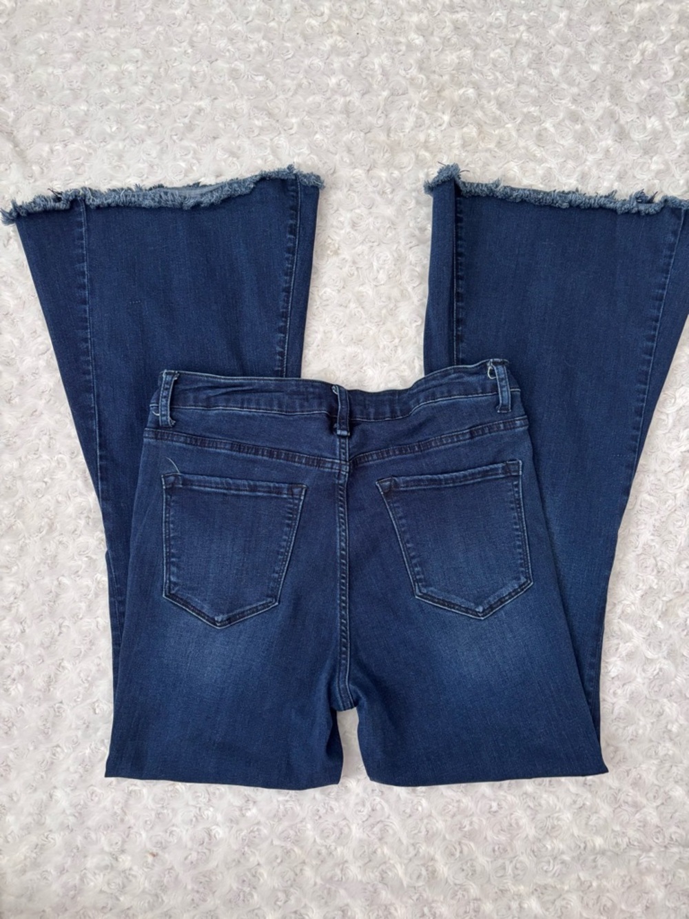 Flying Monkey High‑Rise Super Flare Jeans | Size 29 | Dark Wash - Picture 5 of 8